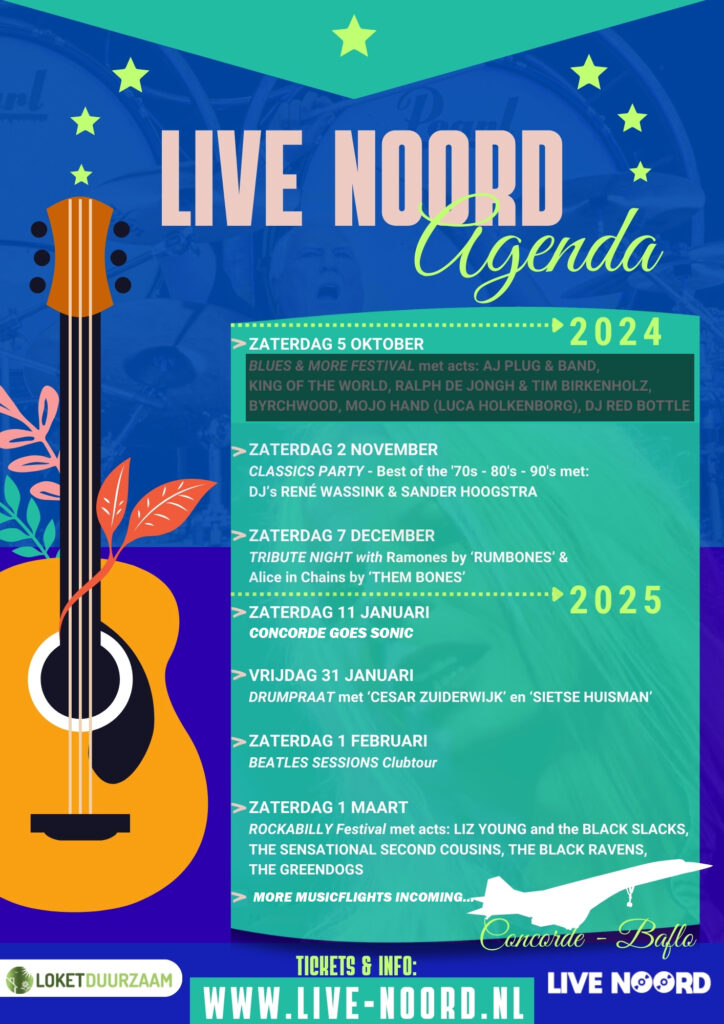 Live Noord agenda 2024-2025